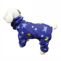 Midnight Stars Turtleneck Fleece Dog Pajamas by Klippo