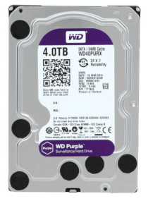 Western Digital Caviar Purple - 4TB - IntelliPower - 64MB cache - Sata 6 Gb/s (WD40PURX)