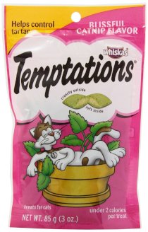 Whiskas Temptations Blissful Catnip, 3-Ounce (Pack of 12)