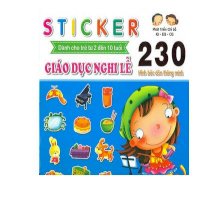 Sticker dành cho trẻ từ 2 đến 10- 230 hình bóc dán thông minh