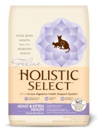 Holistic Select Feline Adult and Kitten Health Chicken Meal Recipe Dry Cat Food