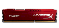 KINGSTON 8GB (2x4GB) - 1600MHz - DDR3-1600 HypxerX Fury CL10-đỏ HX316C10FBK2/8