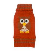 Owl Turtleneck Dog Sweater
