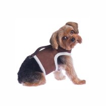 Power Reversible Dog Harness - Brown & Berber Fleece