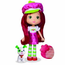 Strawberry Shortcake Berry Best Friends Doll, Strawberry Shortcake and Pupcake, 6 Inches