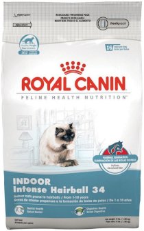 Royal Canin Dry Cat Food, Intense Hairball 34 Formula, 15-Pound Bag