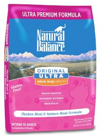 Natural Balance Dry Cat Food, Ultra Premium Whole Body Health Formula, 15 Pound Bag