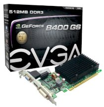 EVGA 512-P3-1301-KR (NVIDIA 8400 GS, 512MB DDR3, 32-bit, PCI-E 2.0 x16)