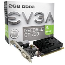 EVGA 02G-P3-2732-KR (NVIDIA GT 730, 2GB DDR3, 128-bit, PCI-E 2.0 16x)