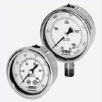 Đồng hồ áp suất có dầu U.S. Gauge 1550-Liquid Fillable 