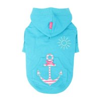 Sunny Day Dog Hoodie by Pinkaholic - Aqua