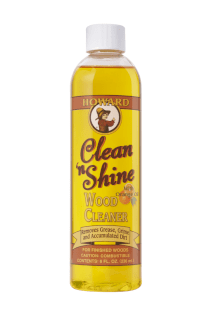 Nước lau sạch bóng đồ gỗ mỹ nghệ, gỗ sơn PU Howard Clean'n Shine (USA) CNS008 (236ml)