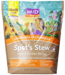 Halo Spot's Stew Grain Free Hearty Chicken Recipe for Cats, 11.5-Pound
