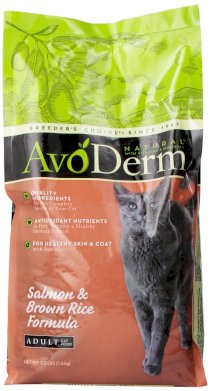 AvoDerm Natural Salmon and Brown Rice Formula Adult Cat Food