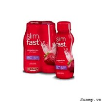 Sữa Giảm Cân Vị Dâu SLIM FAST (296ml)