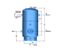 Bình chứa khí Hanshin HART 05