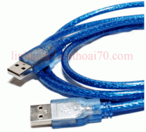 Cáp USB 2.0 màu xanh 1.5m