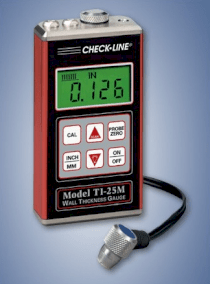 Máy đo độ dày kim loại Ultrasonic Wall Thickness Gauge Checkline TI-25M 