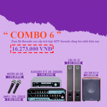 Dàn Karaoke AR06 (Micro AR-58, Karaoke KTS AR-3600HD, Ampli SPA-306XG Digital, Loa AF III, SUB AS III)