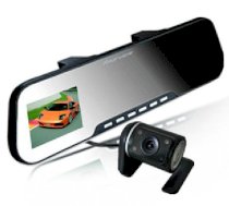 Carcam D6 ( 1 trên kính chiếu hậu + 1 camera lui)