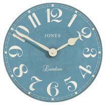 Jones® Clocks Torquay Wall Clock in Turquoise