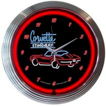 Neonetics 15" Corvette Stingray Wall Clock