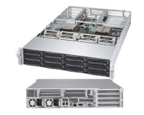Server SuperServer 6028U-TRT+ (Black) (SYS-6028U-TRT+) E5-2603 v3 (Intel Xeon E5-2603 v3 1.60GHz, RAM 4GB, 1000W, Không kèm ổ cứng)