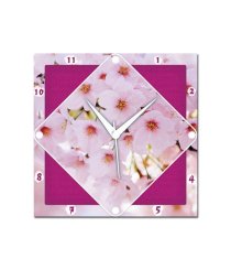 Amore Cherry Blossom Wall Clock