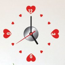 Creative Motion Do It Yourself 12.59" Heart Wall Clock