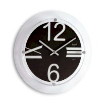Opal Luxury Time Products 15" Beveled Glass Wall Clock
