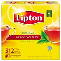 Lipton Tea, 312Count Tea Bags, 100 % Natural Tea Net Wt 24.9 Oz