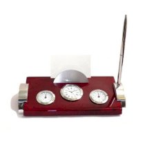 Bey-Berk Thermometer and Hygrometer Clock