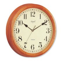 Opal Luxury Time Products 14" High Quality Wooden Case Wall Clock