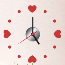 Creative Motion Do It Yourself 11.81" Heart Wall Clock