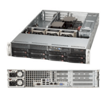 Server Supermicro SuperServer 6028R-WTR (Black) (SYS-6028R-WTR) E5-2620 v3 (Intel Xeon E5-2620 v3 2.40GHz, RAM 8GB, 740W, Không kèm ổ cứng)