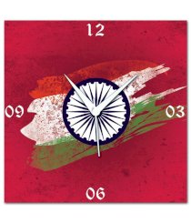 Amore India Flag Wall Clock