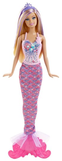 Barbie Fairytale Magic Mermaid Doll, Pink