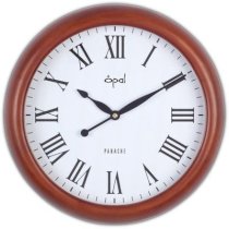 Opal Luxury Time Products 14.4" Round Traditional Antique Look Wall Clock