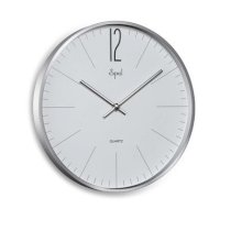 Opal Luxury Time Products 12" Aluminium Wall Clock