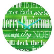 DENY Designs Sophia Buddenhagen Christmas Collection Wall Clock