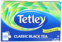 Tetley Black Tea, Classic Blend, 100-Count Tea Bags, 8 Ounce, (Pack of 6)