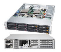 Server Supermicro SuperServer 6028R-TDWNR (Black) (SYS-6028R-TDWNR) E5-2620 v3 (Intel Xeon E5-2620 v3 2.40GHz, RAM 8GB, 920W, Không kèm ổ cứng)