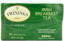 Twinings Irish Breakfast Tea, Tea Bags, 20-Count Boxes (Pack of 6)