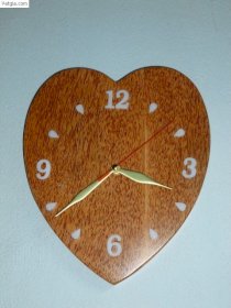  Đồng hồ treo tường gỗ dừa: DHDT01