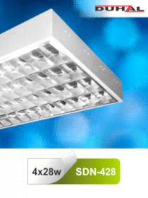 Máng đèn phản quang gắn nổi cao cấp Duhal SDN428