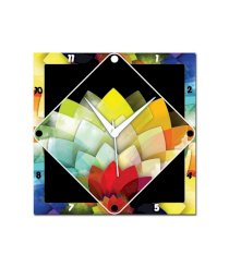 Amore Abstract Flower Wall Clock