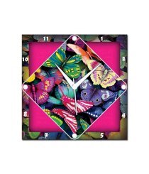 Amore Bunch Of Butterflies Wall Clock