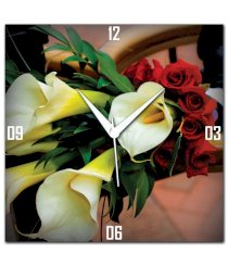 Amore Rose Wall Clock
