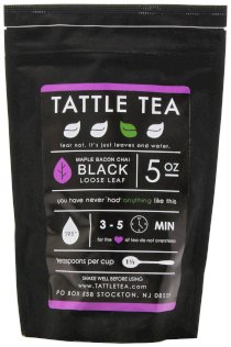 Tattle Tea Maple Bacon Chai Black Tea, 5 Ounce