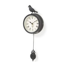 Ashton Sutton 6" Bird Pendulum Wall Clock